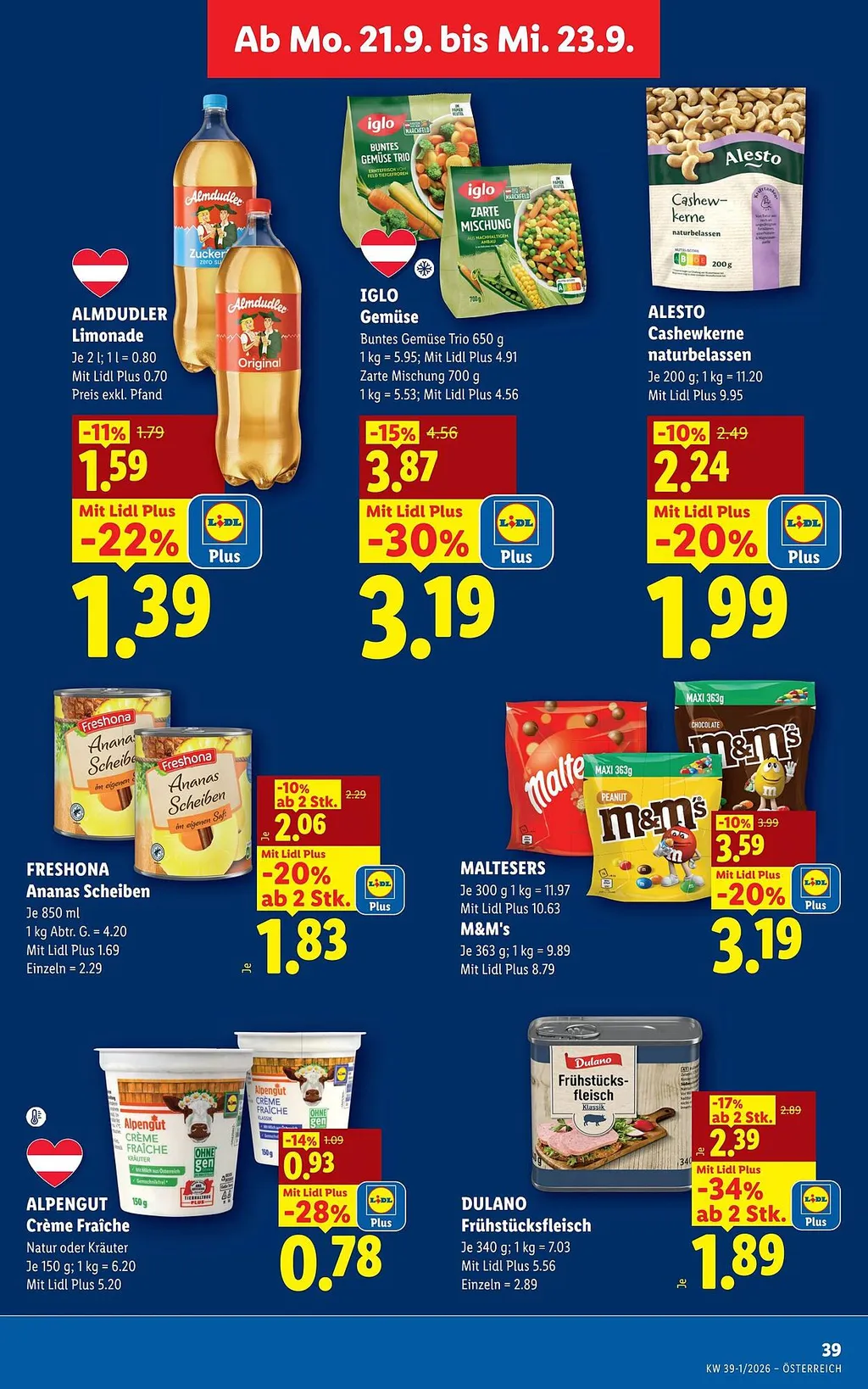 Lidl Flugblatt ab 17.09.2026 (Donnerstag)