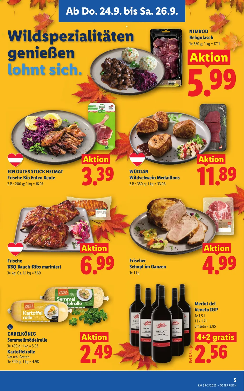 Lidl Flugblatt ab 24.09.2026 (Donnerstag)