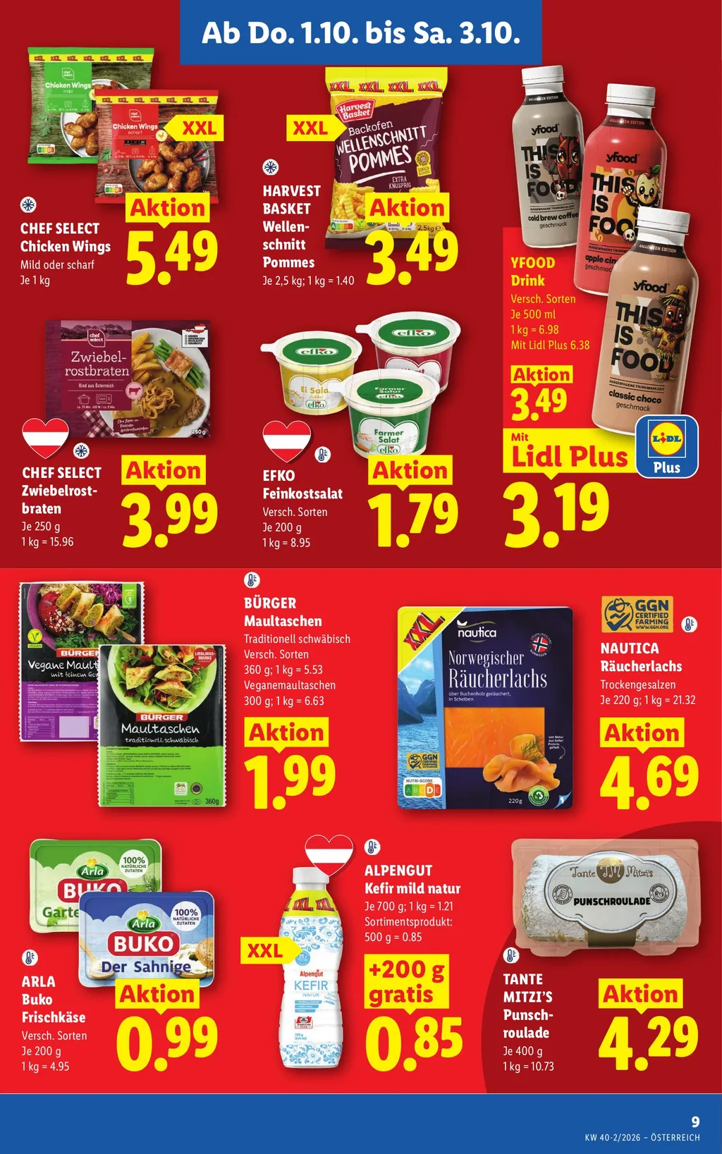 Lidl Flugblatt ab 01.10.2026 (Donnerstag)