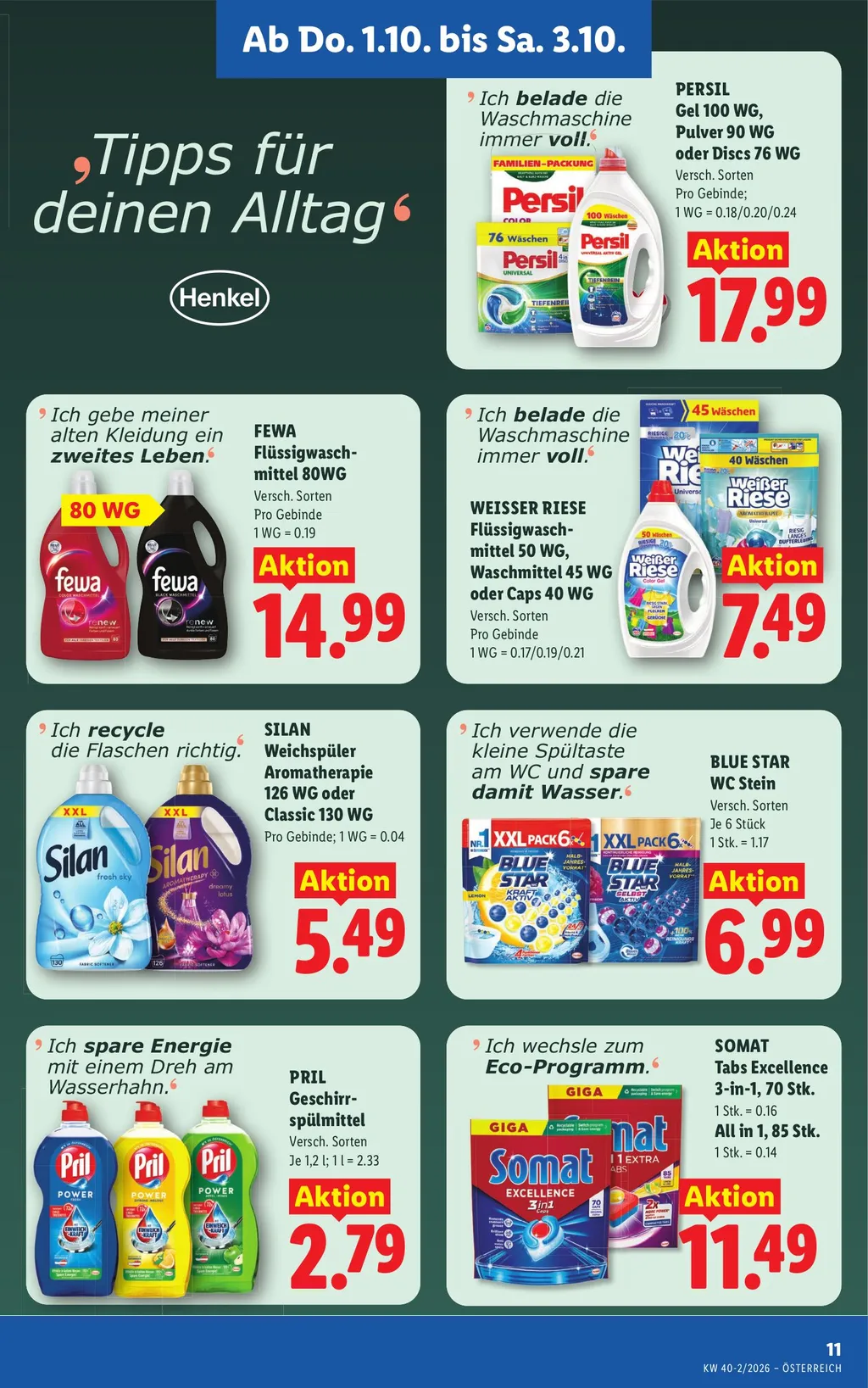 Lidl Flugblatt ab 01.10.2026 (Donnerstag)