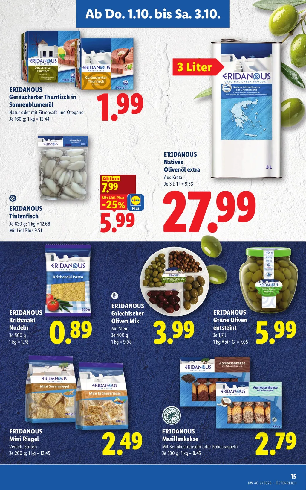 Lidl Flugblatt ab 01.10.2026 (Donnerstag)