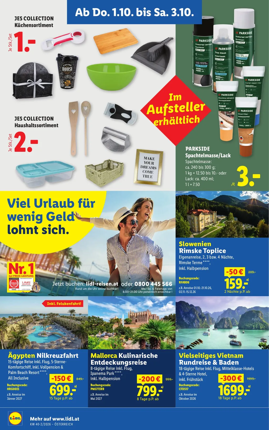 Lidl Flugblatt ab 01.10.2026 (Donnerstag)