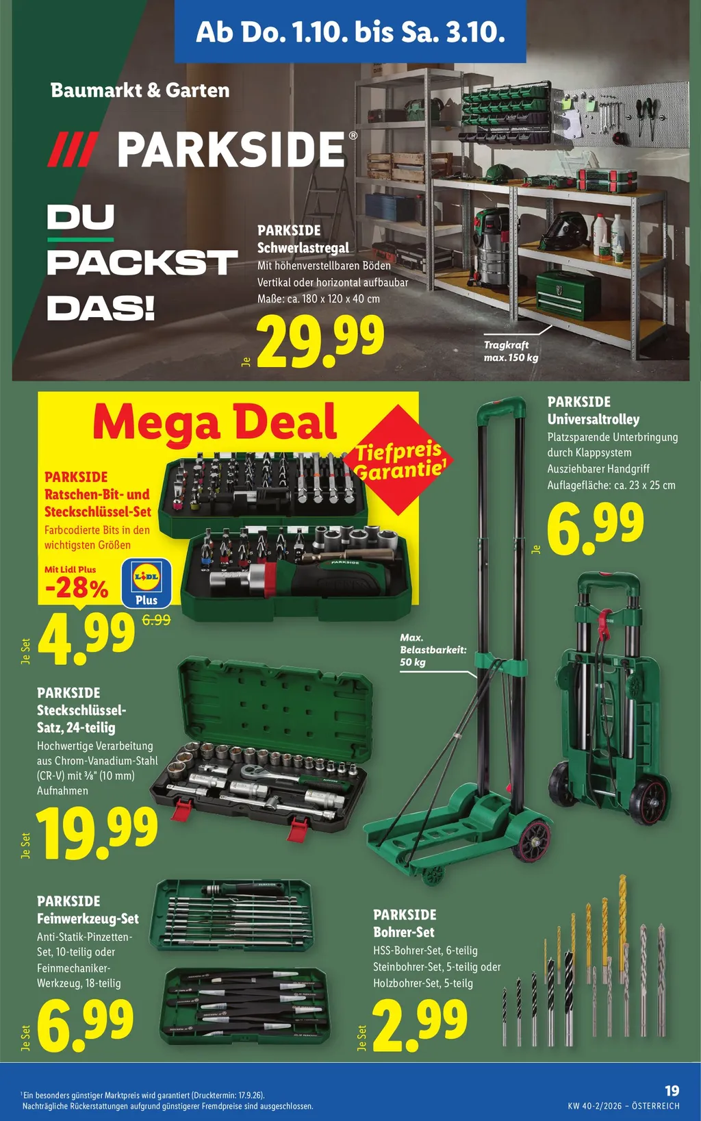 Lidl Flugblatt ab 01.10.2026 (Donnerstag)