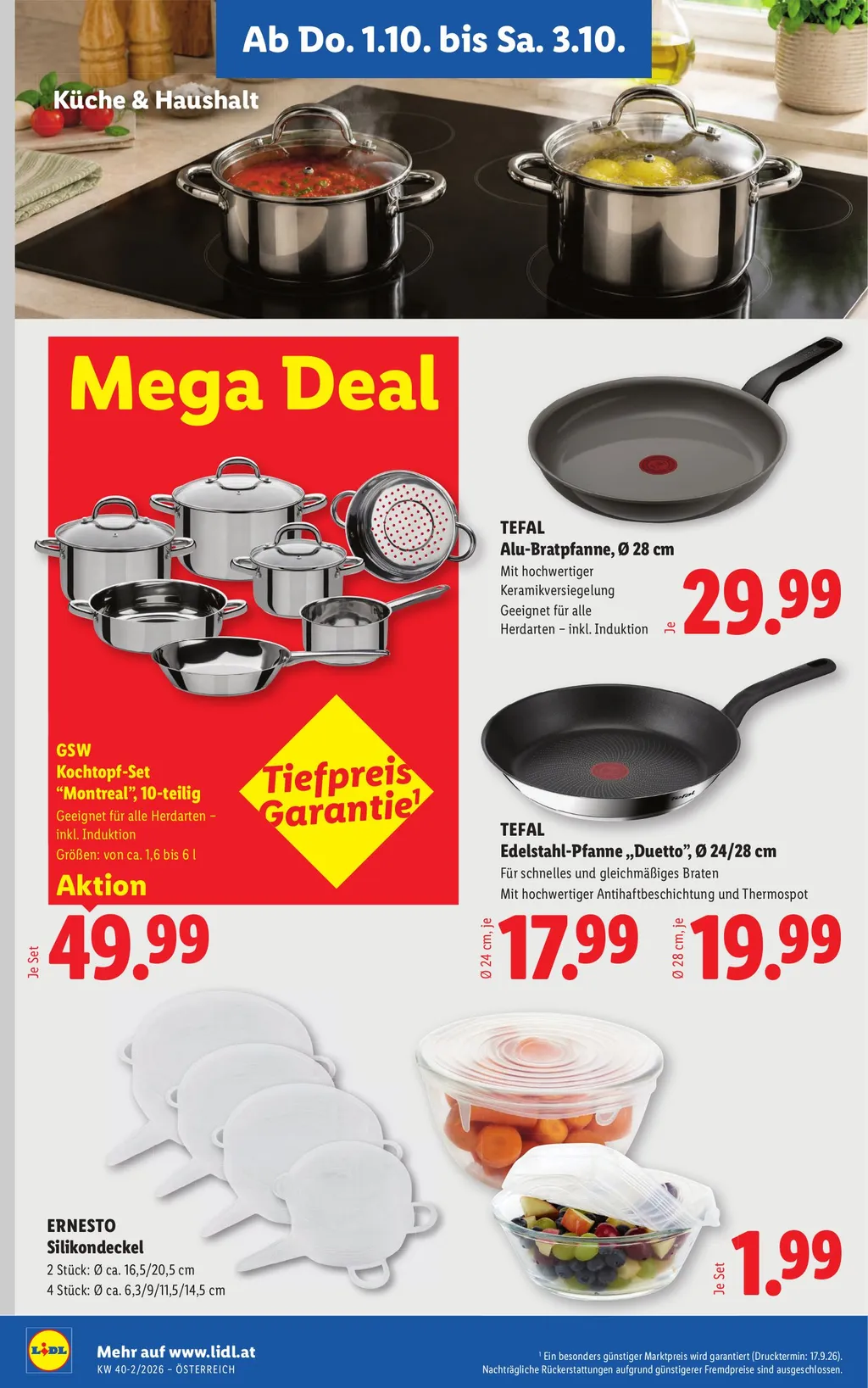 Lidl Flugblatt ab 01.10.2026 (Donnerstag)