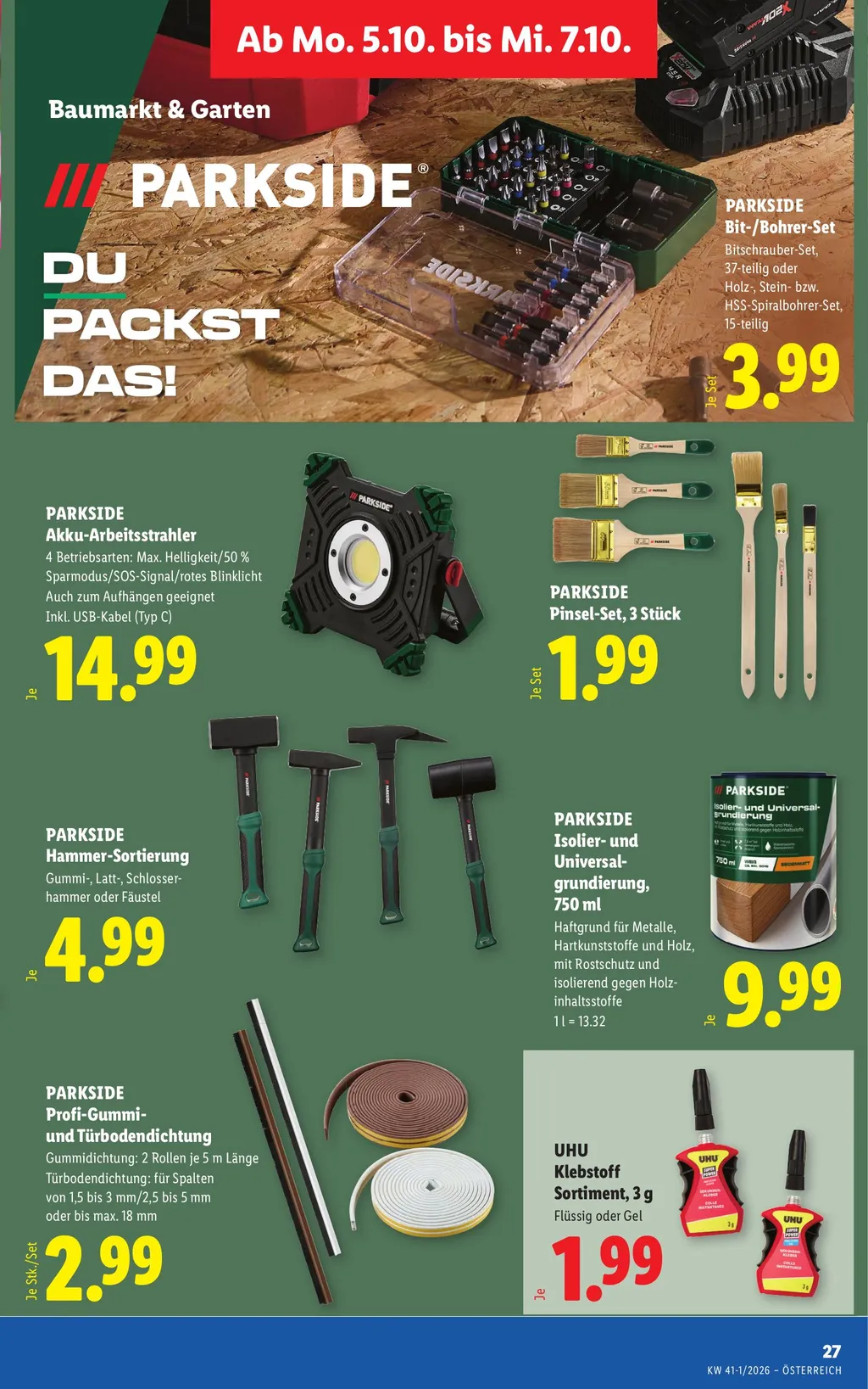 Lidl Flugblatt ab 01.10.2026 (Donnerstag)