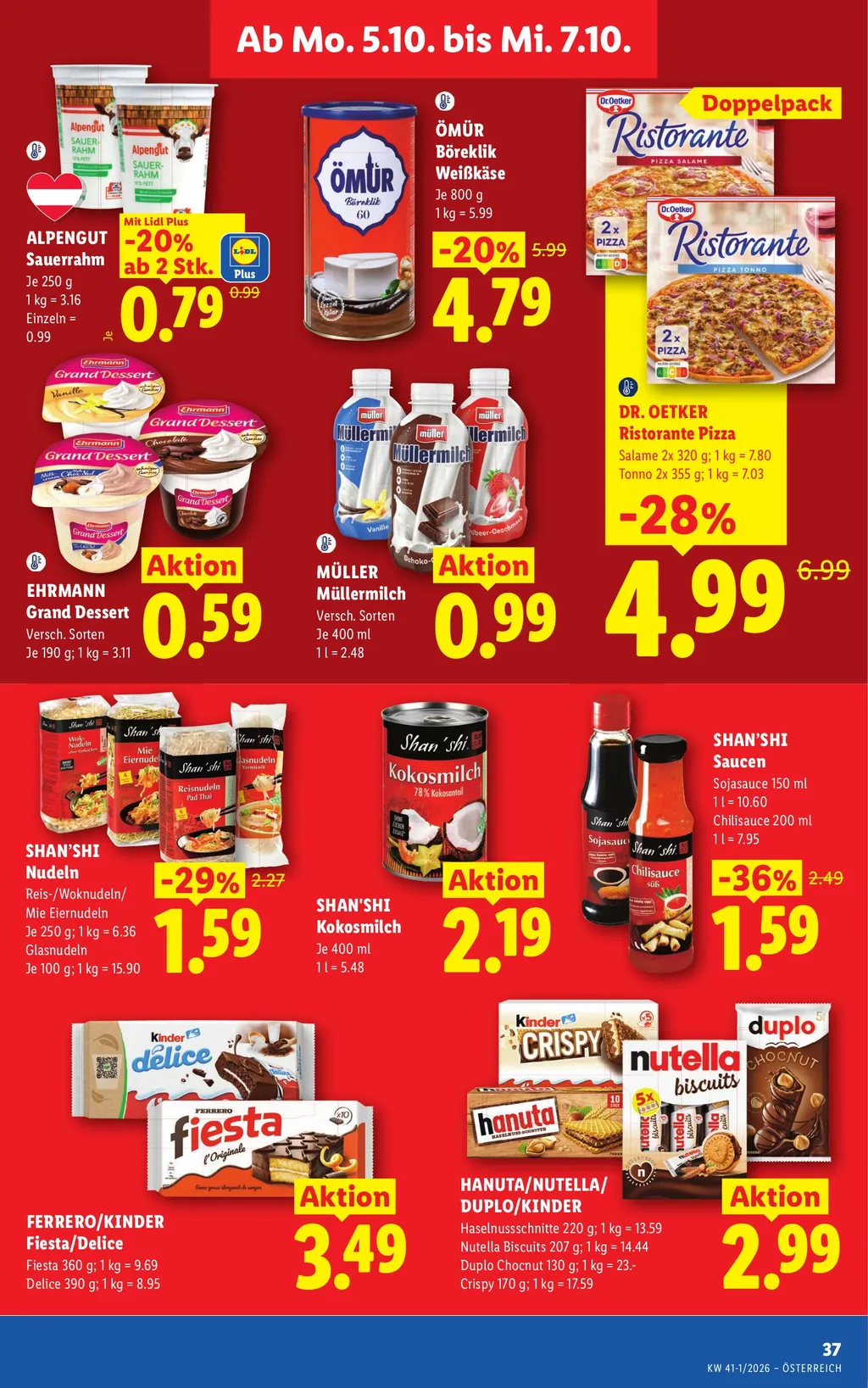 Lidl Flugblatt ab 01.10.2026 (Donnerstag)