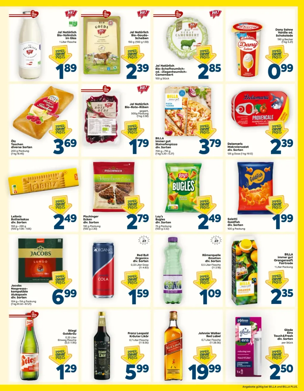 Billa Flugblatt ab 08.10.2026 (Donnerstag)