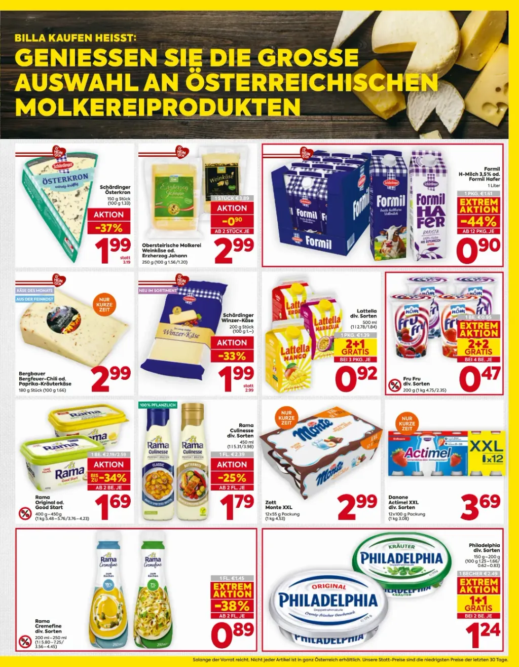 Billa Flugblatt ab 08.10.2026 (Donnerstag)