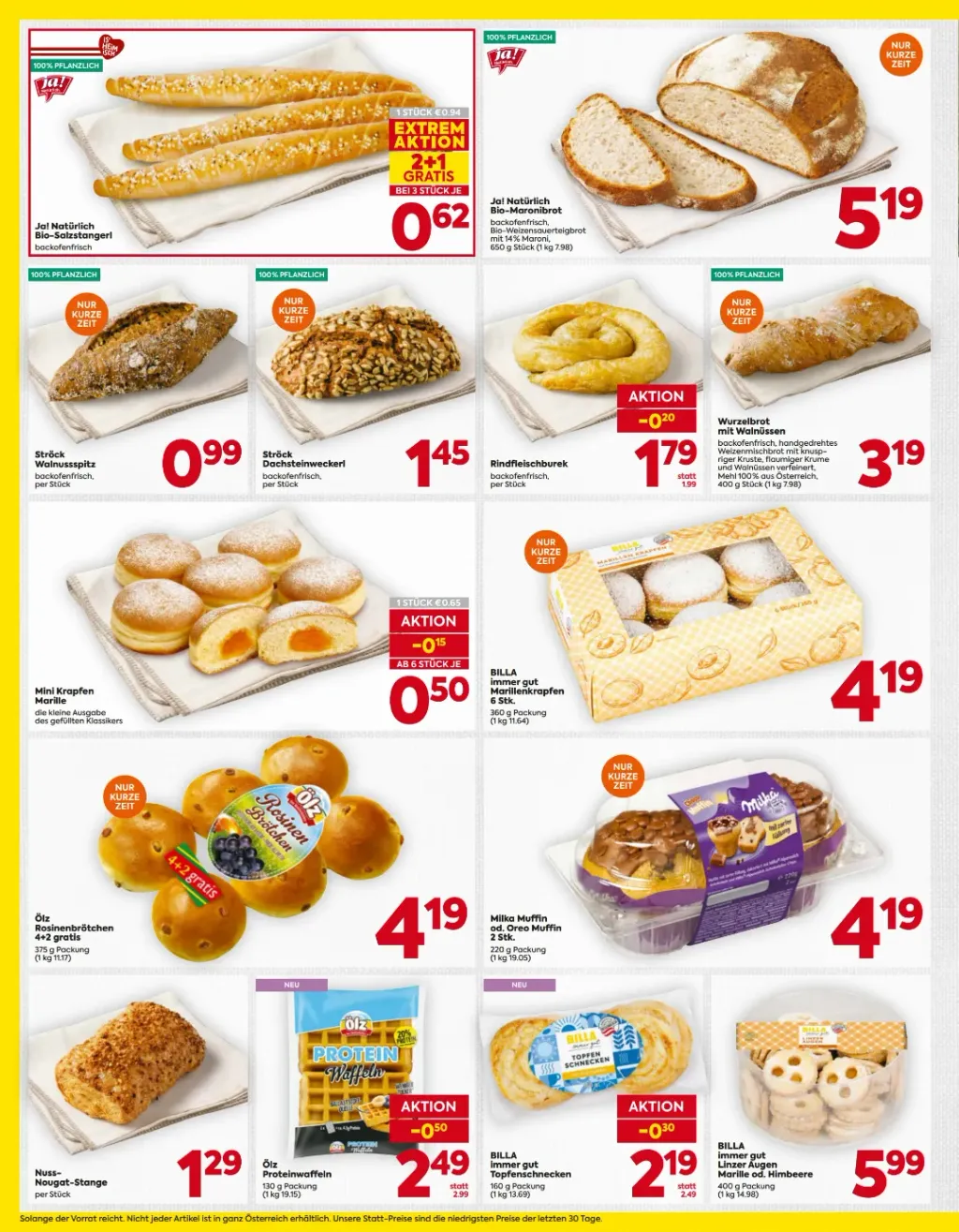 Billa Flugblatt ab 08.10.2026 (Donnerstag)