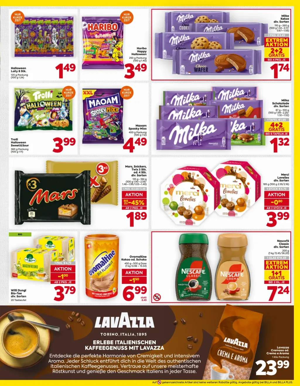 Billa Flugblatt ab 08.10.2026 (Donnerstag)