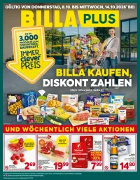 Billa Plus Flugblatt ab 08.10.2026 (Donnerstag)
