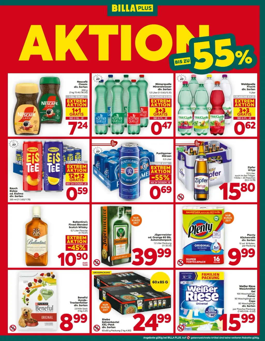Billa Plus Flugblatt ab 08.10.2026 (Donnerstag)