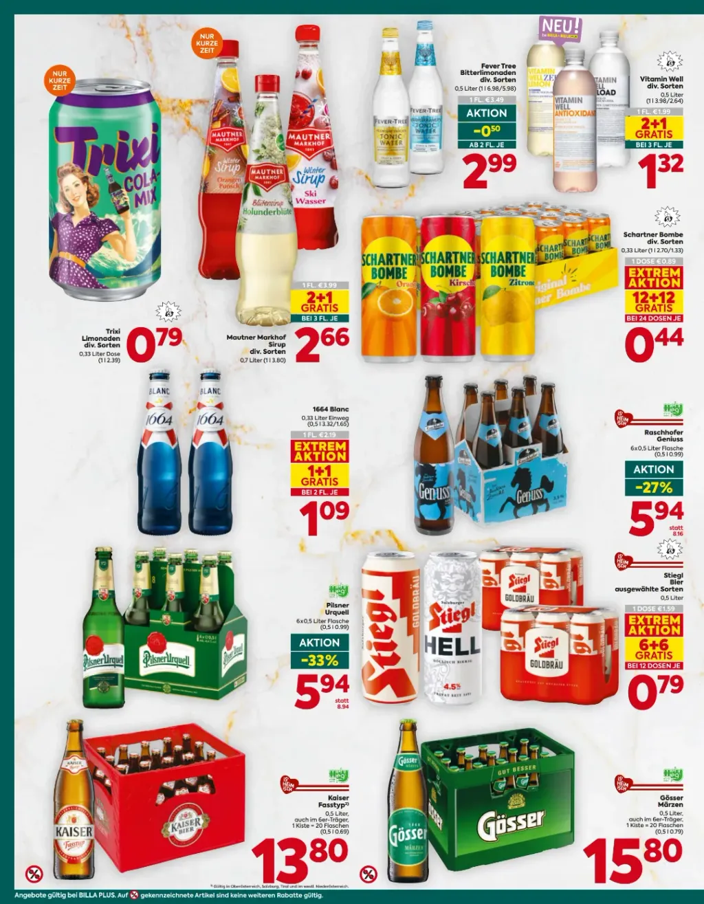 Billa Plus Flugblatt ab 08.10.2026 (Donnerstag)
