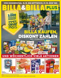 Billa Flugblatt ab 15.10.2026 (Donnerstag)