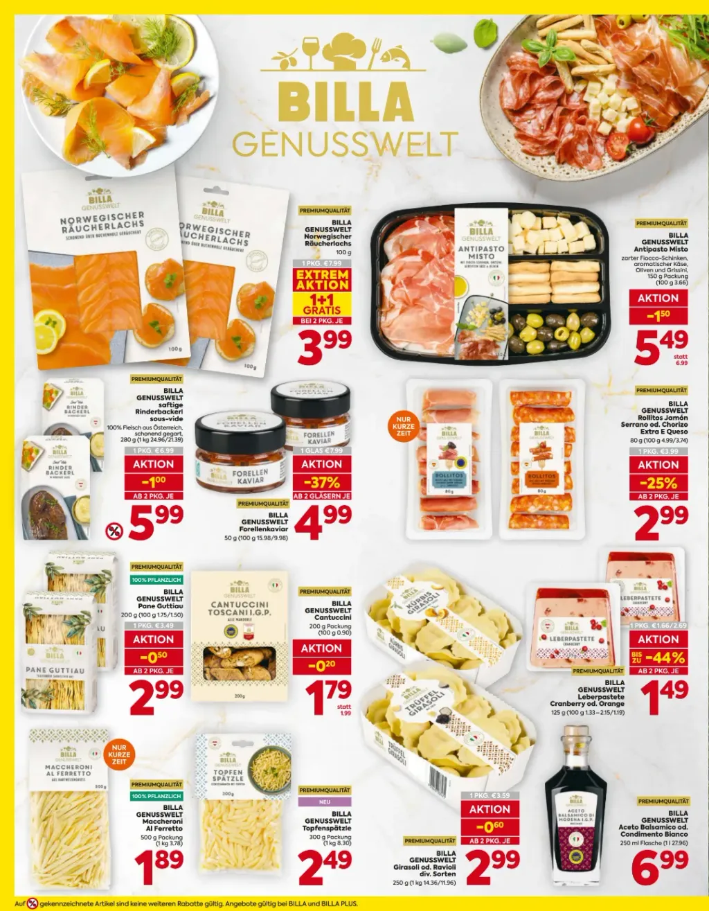 Billa Flugblatt ab 15.10.2026 (Donnerstag)