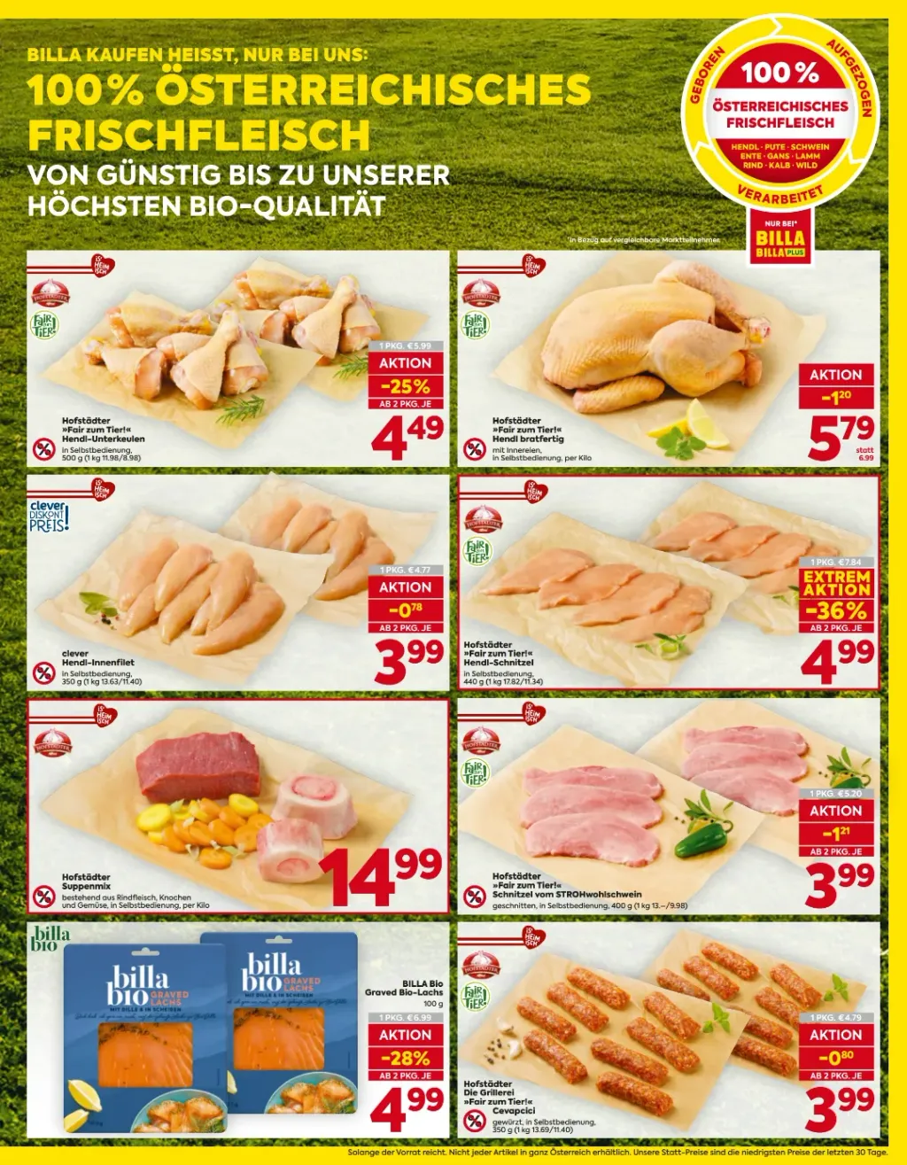 Billa Flugblatt ab 15.10.2026 (Donnerstag)
