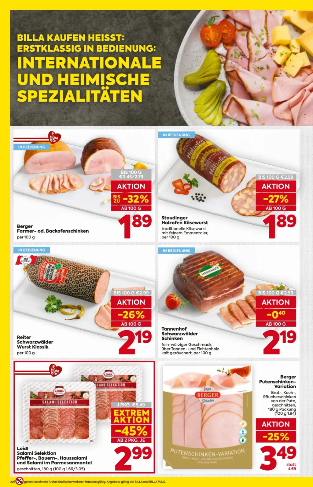 Billa Flugblatt ab 22.10.2026 (Donnerstag)