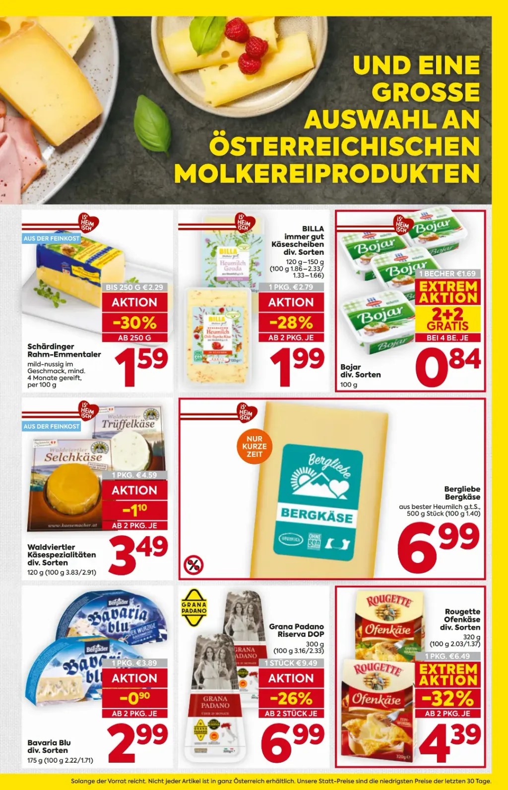 Billa Flugblatt ab 22.10.2026 (Donnerstag)