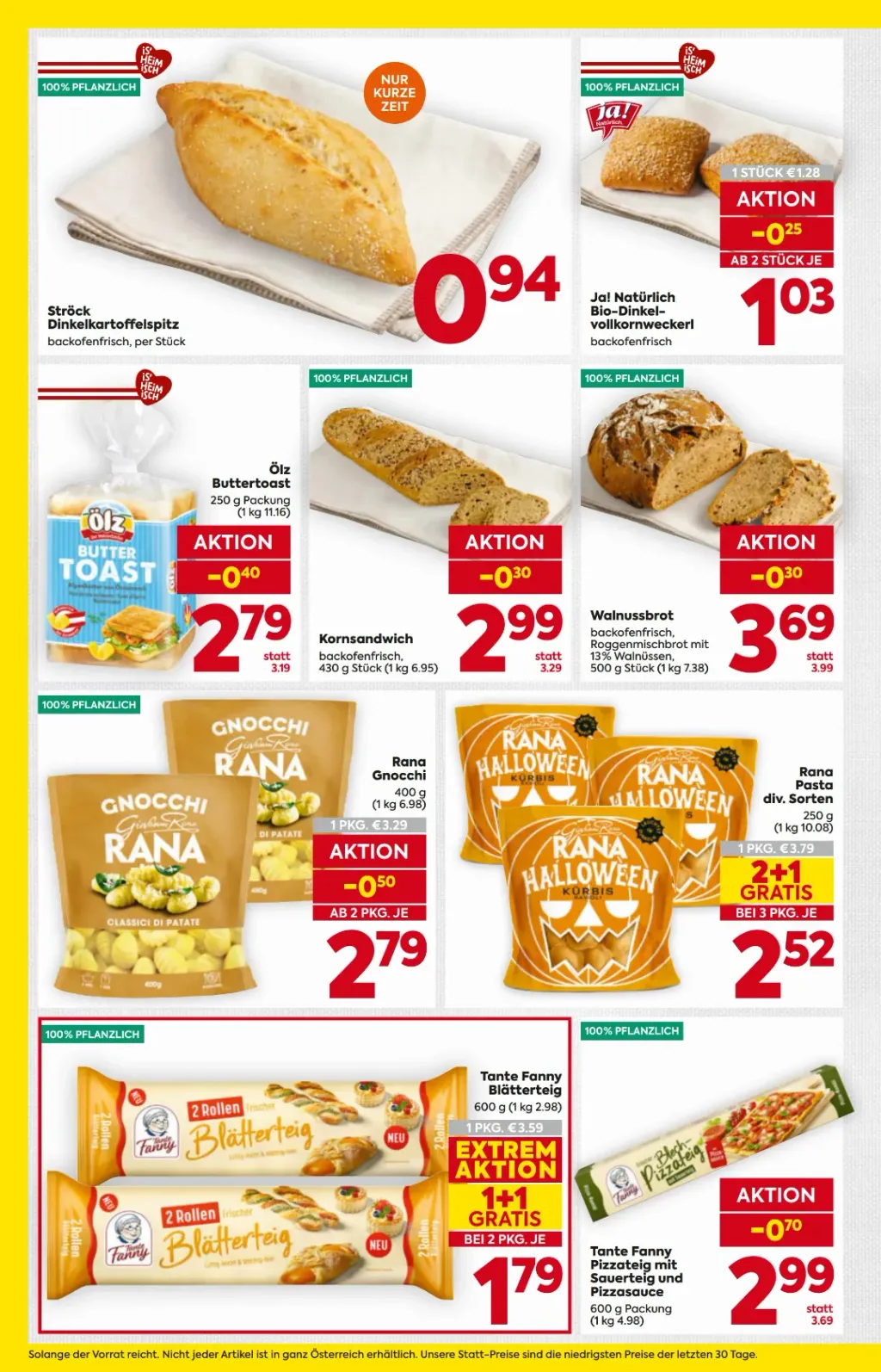 Billa Flugblatt ab 22.10.2026 (Donnerstag)