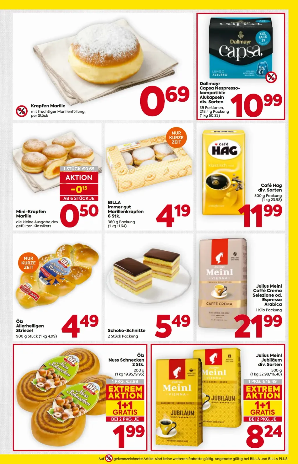 Billa Flugblatt ab 22.10.2026 (Donnerstag)