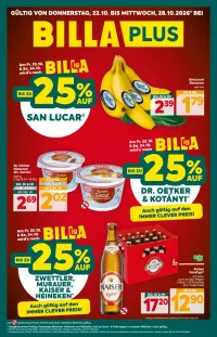 Billa Plus Flugblatt ab 22.10.2026 (Donnerstag)