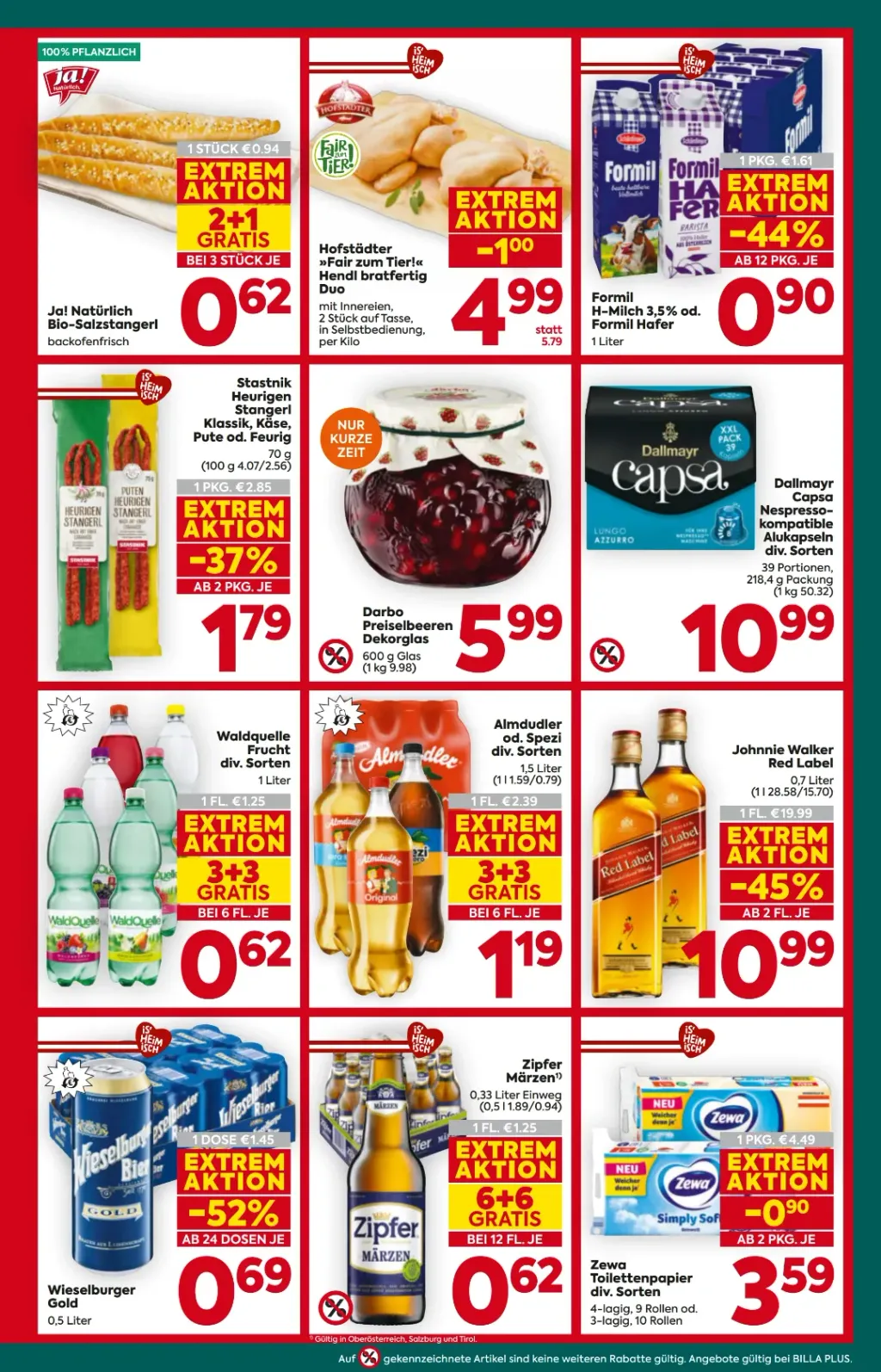 Billa Plus Flugblatt ab 22.10.2026 (Donnerstag)
