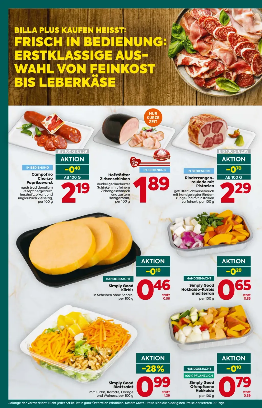 Billa Plus Flugblatt ab 22.10.2026 (Donnerstag)