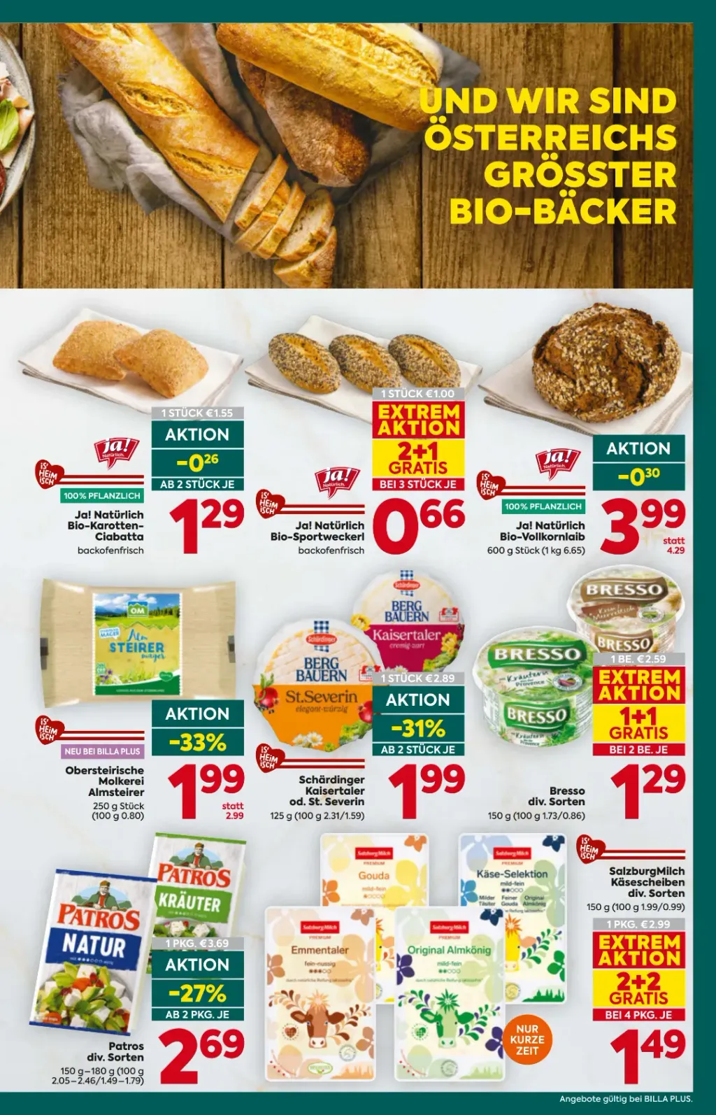 Billa Plus Flugblatt ab 22.10.2026 (Donnerstag)