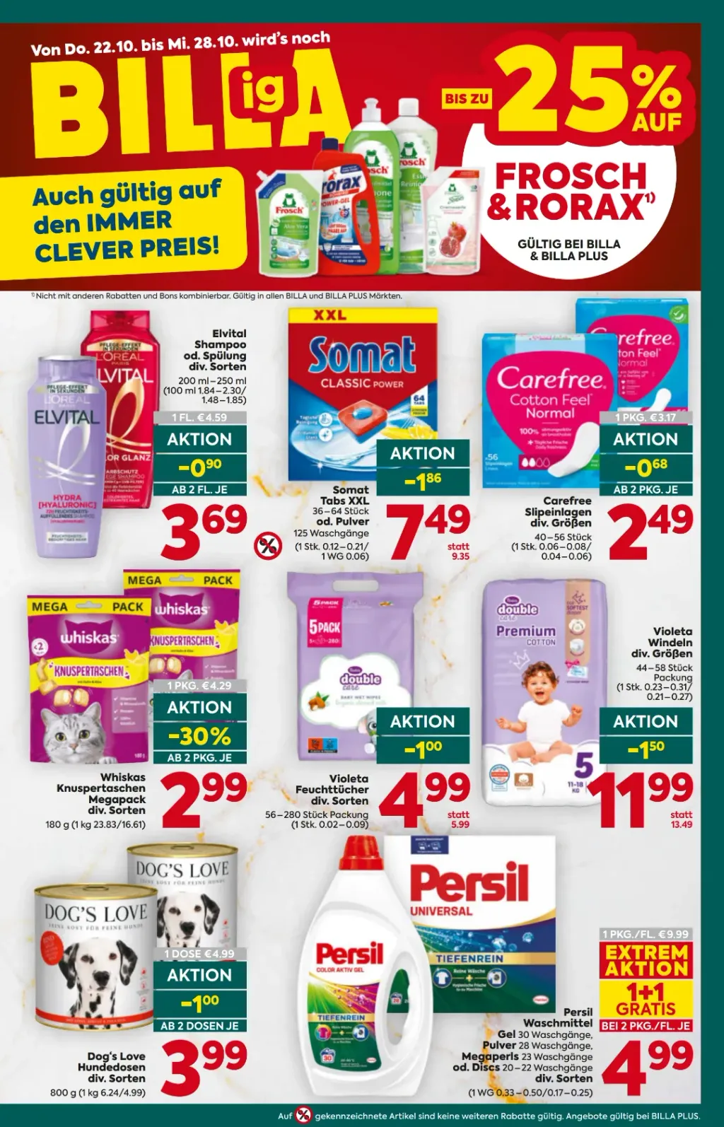 Billa Plus Flugblatt ab 22.10.2026 (Donnerstag)