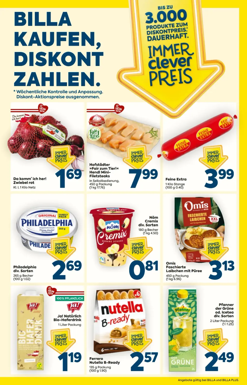 Billa Flugblatt ab 29.10.2026 (Donnerstag)