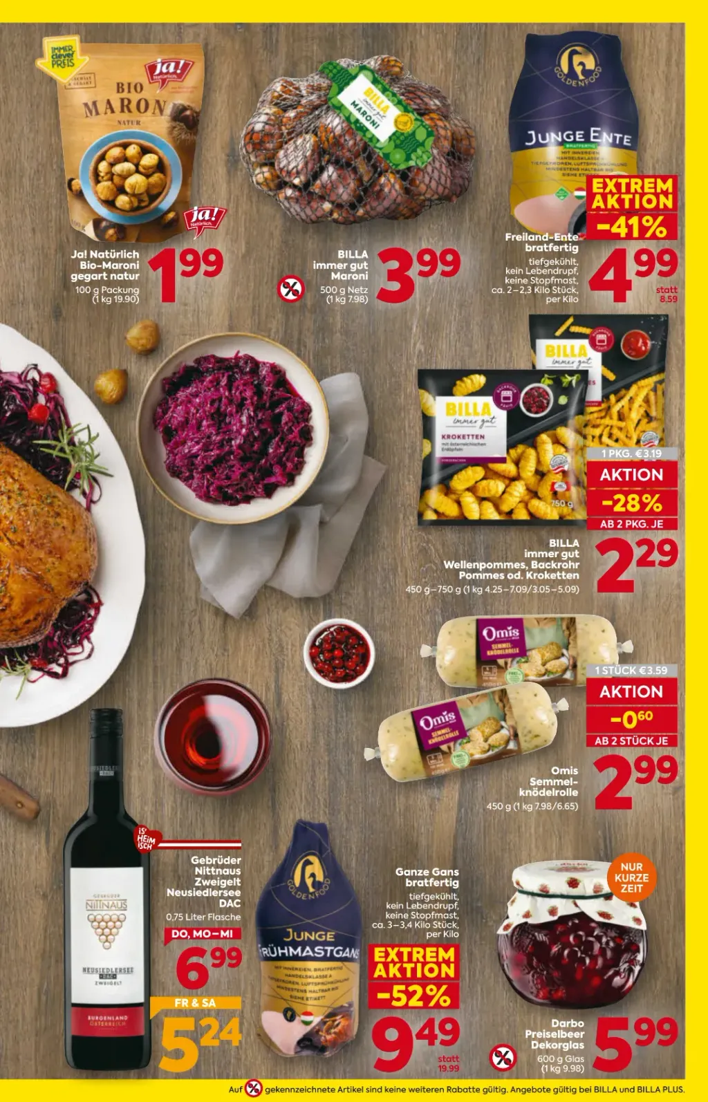 Billa Flugblatt ab 29.10.2026 (Donnerstag)