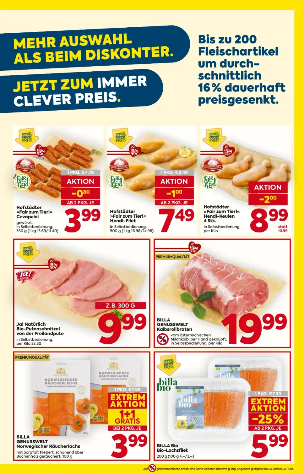 Billa Flugblatt ab 29.10.2026 (Donnerstag)