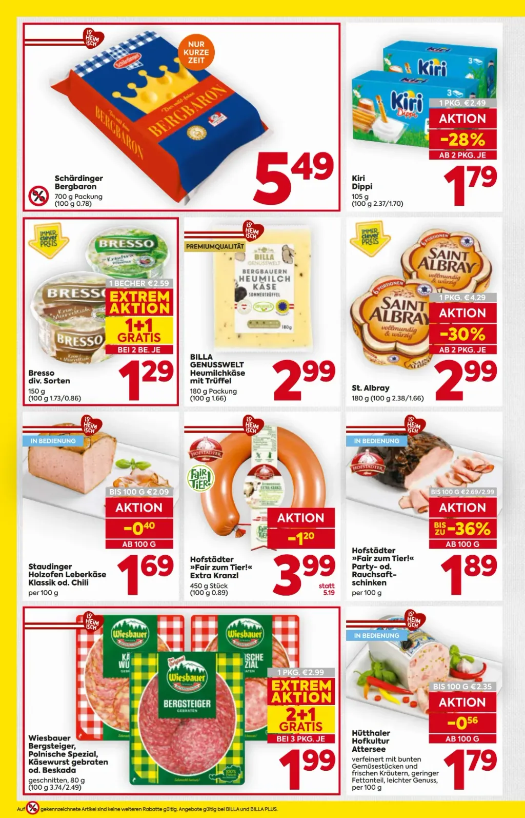 Billa Flugblatt ab 29.10.2026 (Donnerstag)