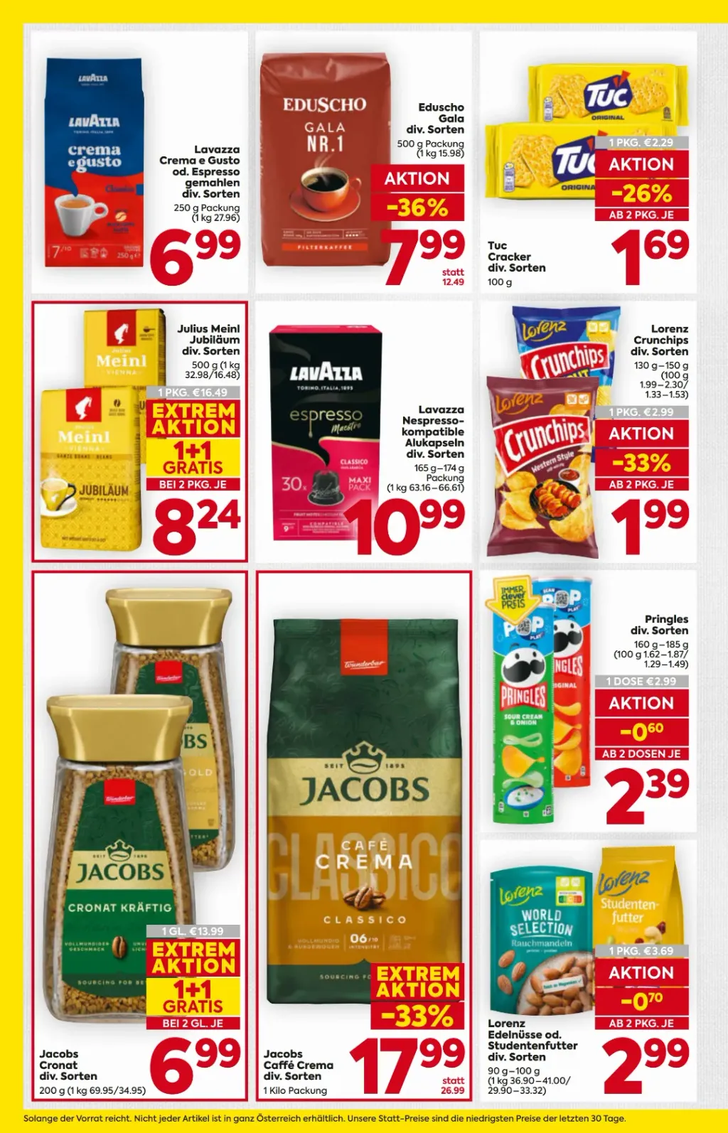 Billa Flugblatt ab 29.10.2026 (Donnerstag)