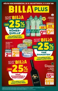Billa Plus Flugblatt ab 29.10.2026 (Donnerstag)