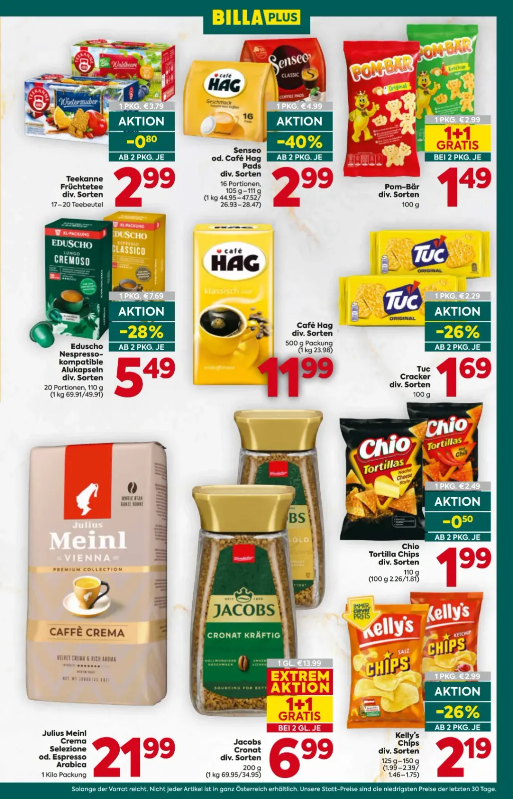 Billa Plus Flugblatt ab 29.10.2026 (Donnerstag)