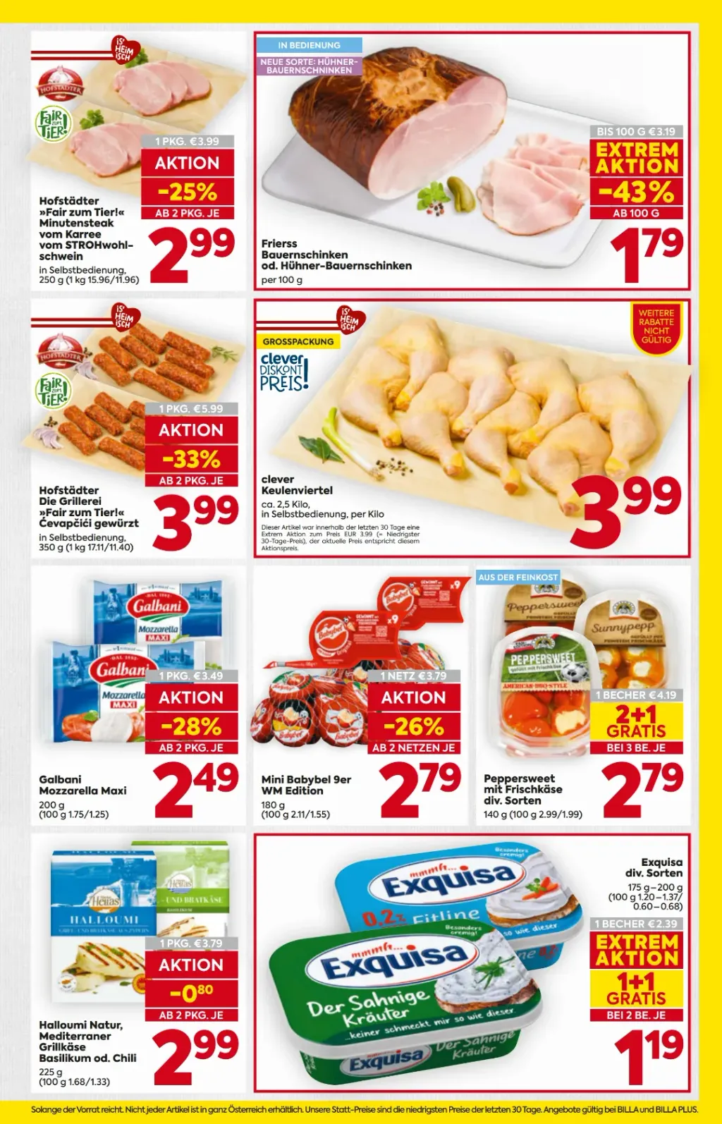 Billa Flugblatt ab 11.06.2026 (Donnerstag)