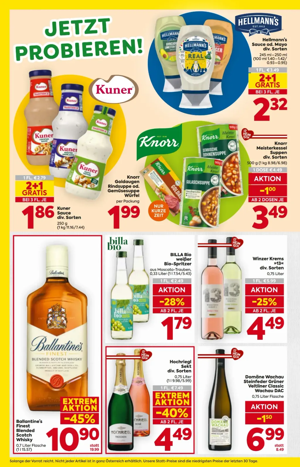 Billa Flugblatt ab 11.06.2026 (Donnerstag)
