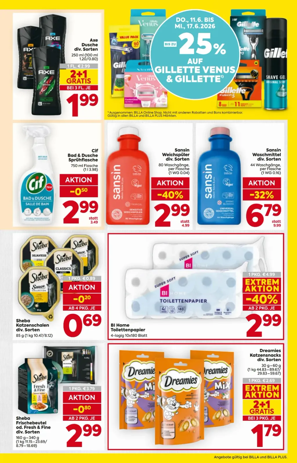 Billa Flugblatt ab 11.06.2026 (Donnerstag)