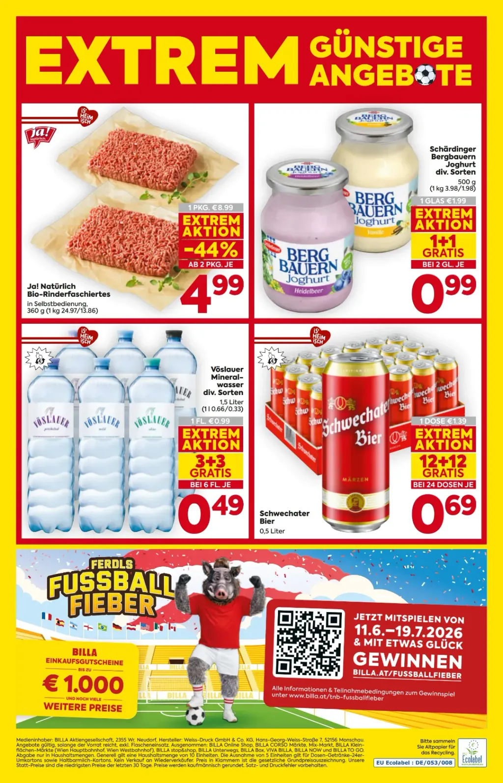 Billa Flugblatt ab 11.06.2026 (Donnerstag)