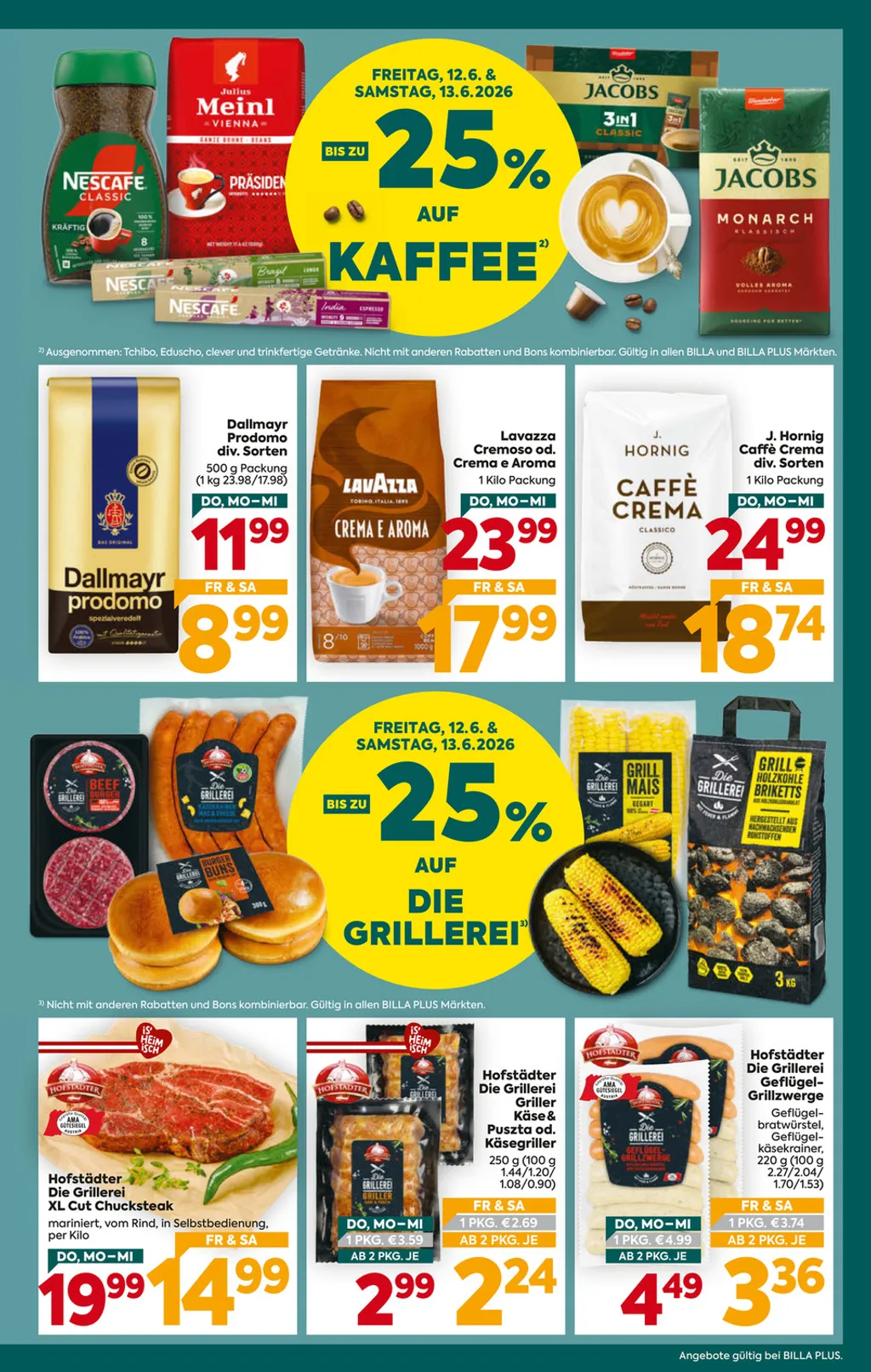Billa Plus Flugblatt ab 11.06.2026 (Donnerstag)