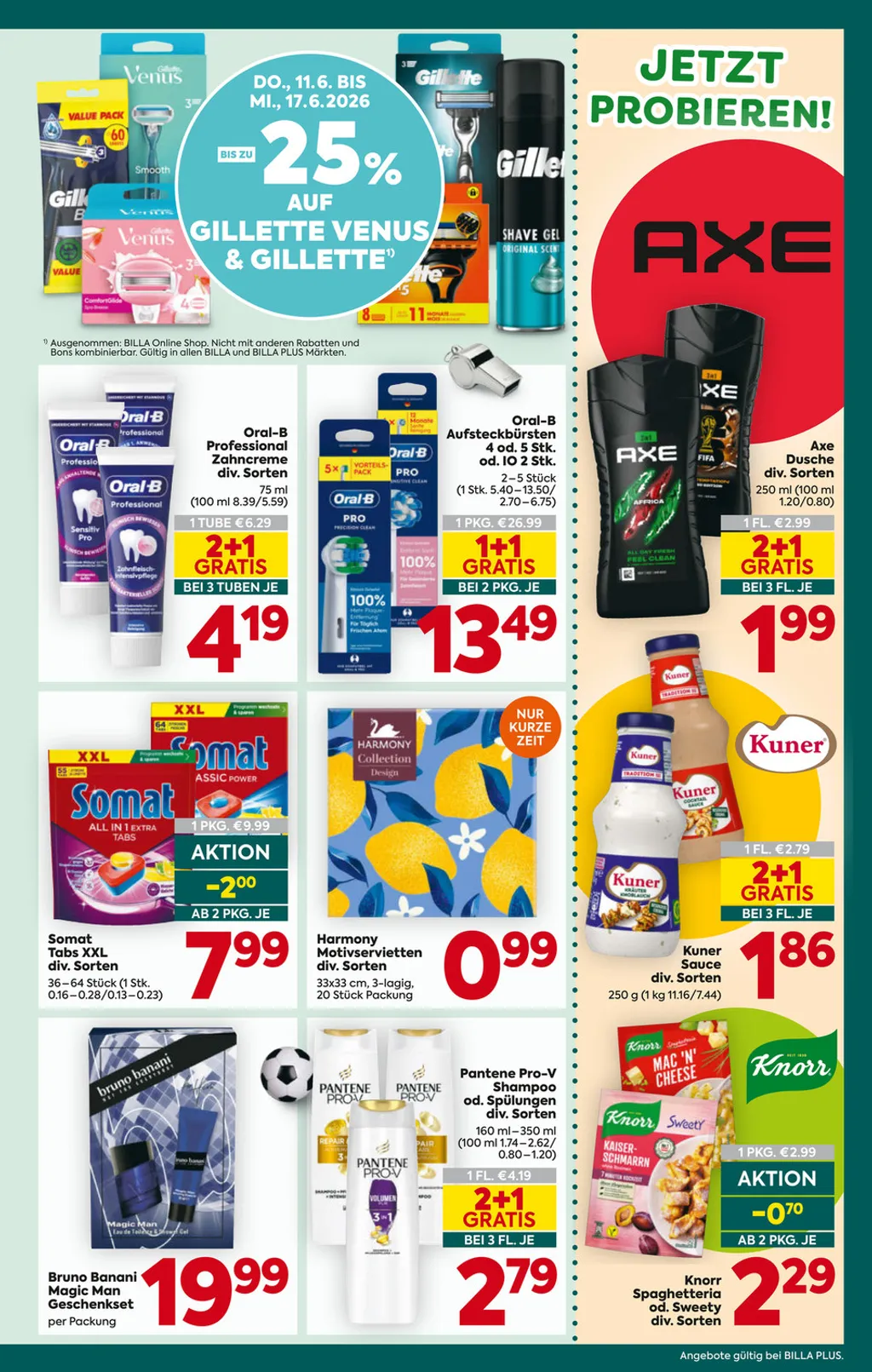 Billa Plus Flugblatt ab 11.06.2026 (Donnerstag)