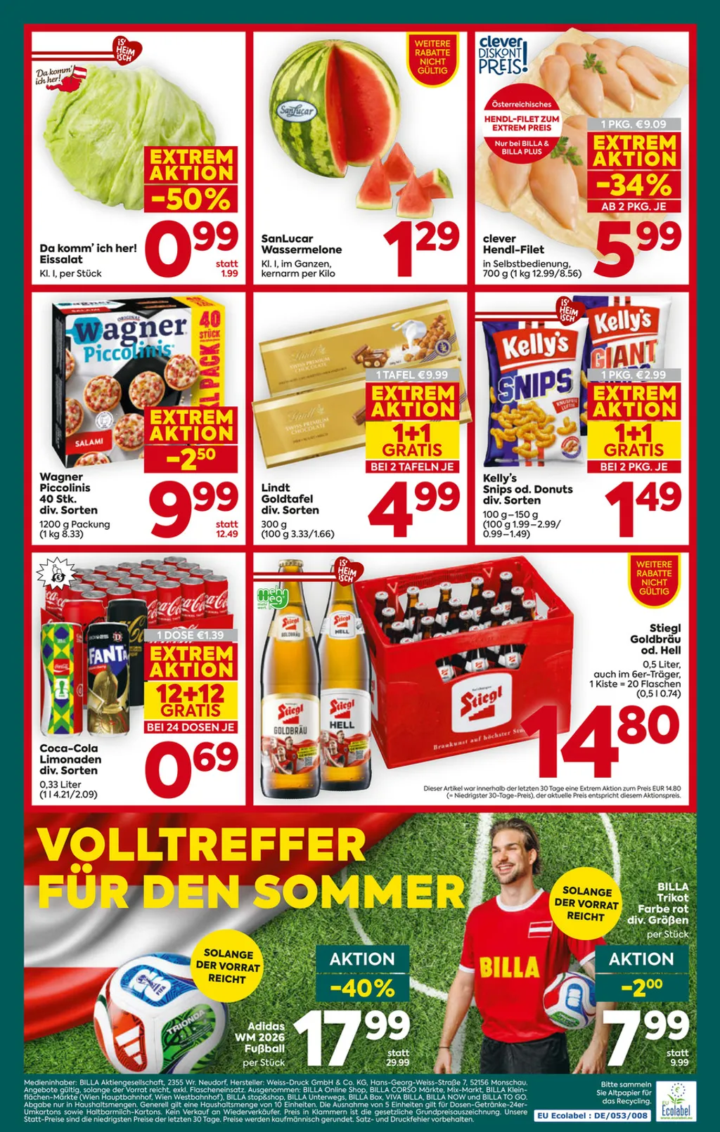 Billa Plus Flugblatt ab 11.06.2026 (Donnerstag)