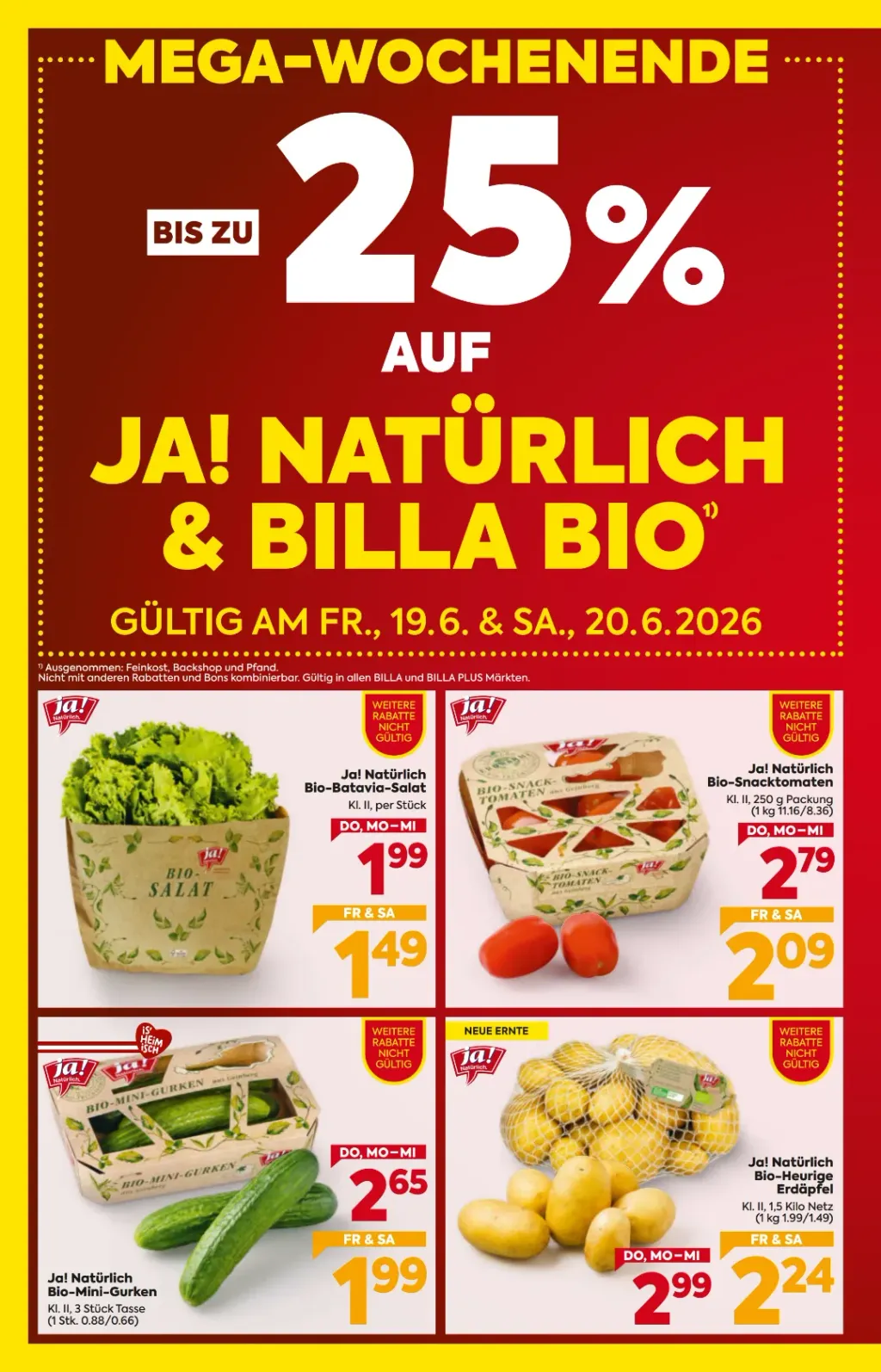 Billa Flugblatt ab 18.06.2026 (Donnerstag)
