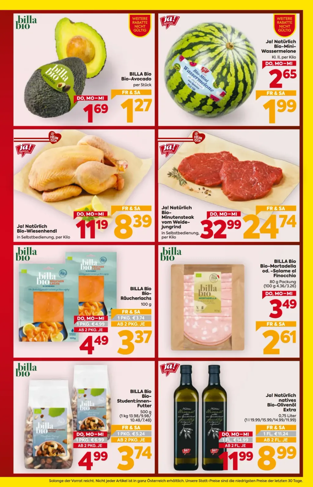 Billa Flugblatt ab 18.06.2026 (Donnerstag)
