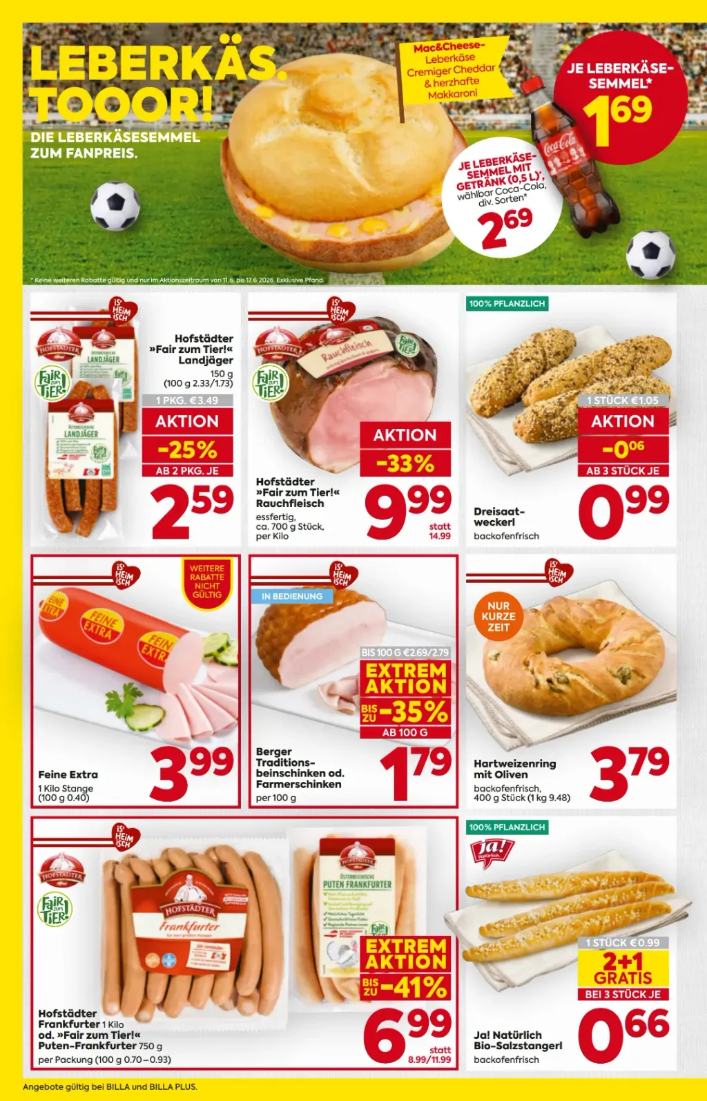Billa Flugblatt ab 18.06.2026 (Donnerstag)