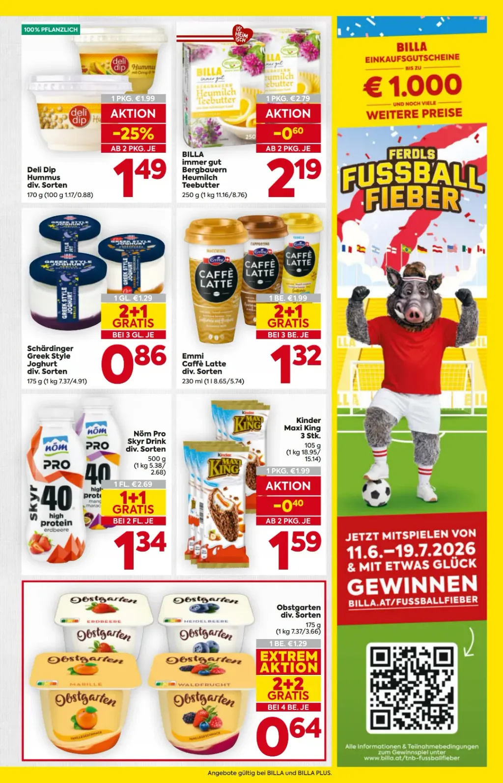 Billa Flugblatt ab 18.06.2026 (Donnerstag)