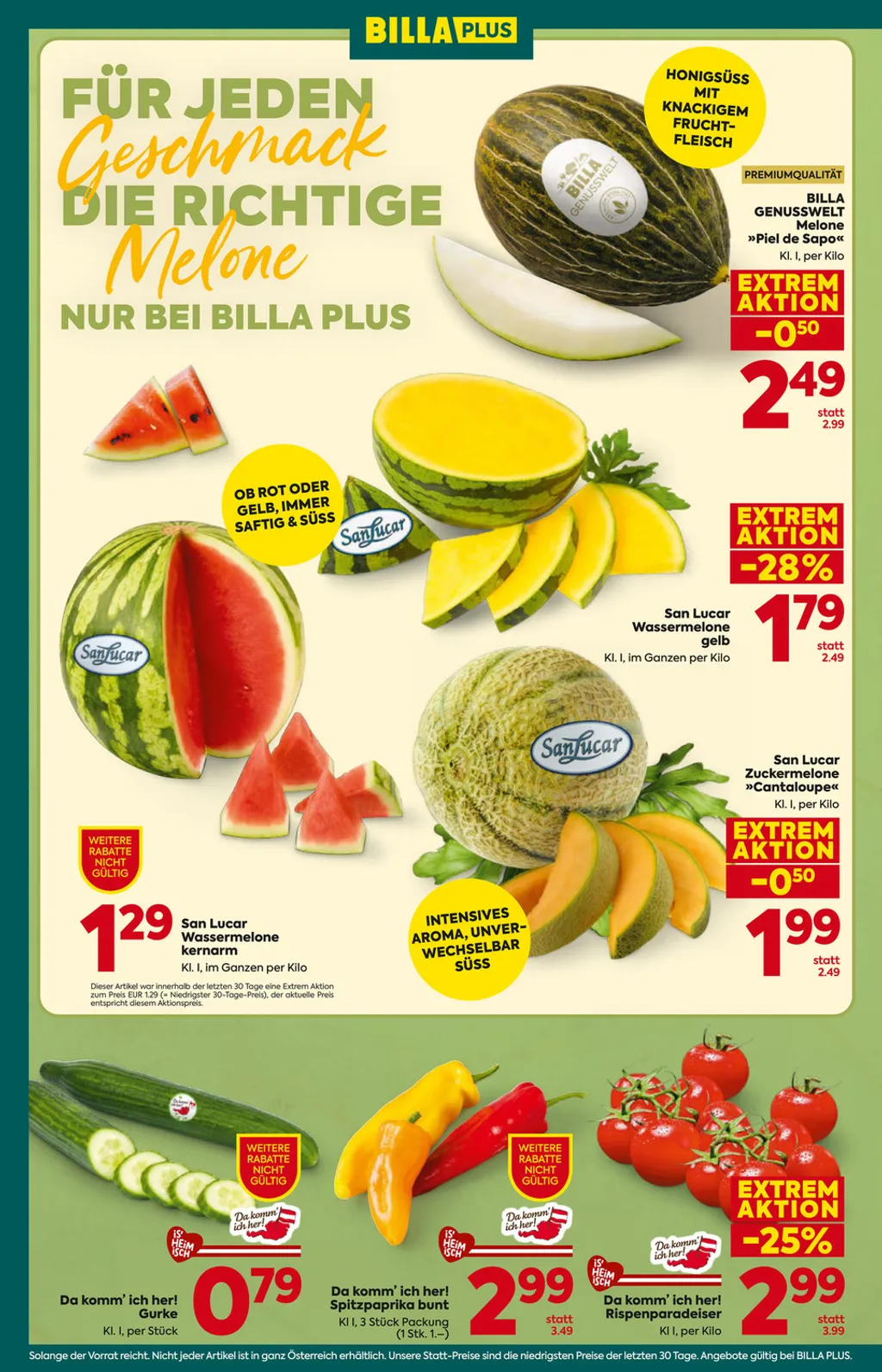 Billa Plus Flugblatt ab 25.06.2026 (Donnerstag)
