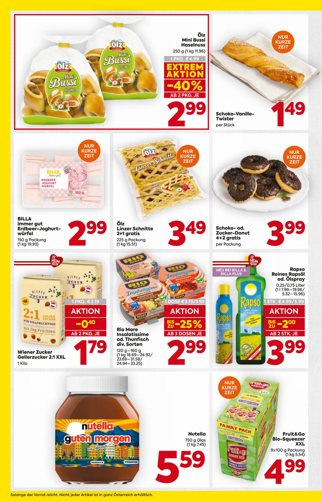 Billa Flugblatt ab 01.07.2026 (Mittwoch)
