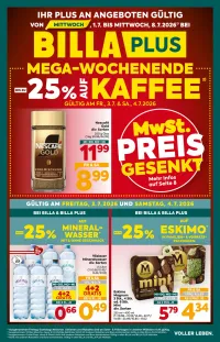 Billa Plus Flugblatt ab 01.07.2026 (Mittwoch)